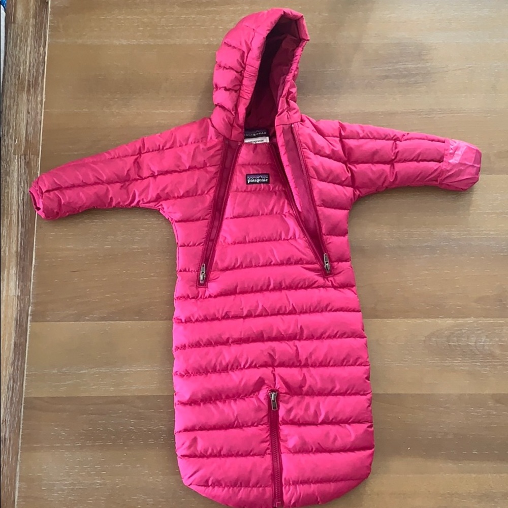 Patagonia down bunting snow suit